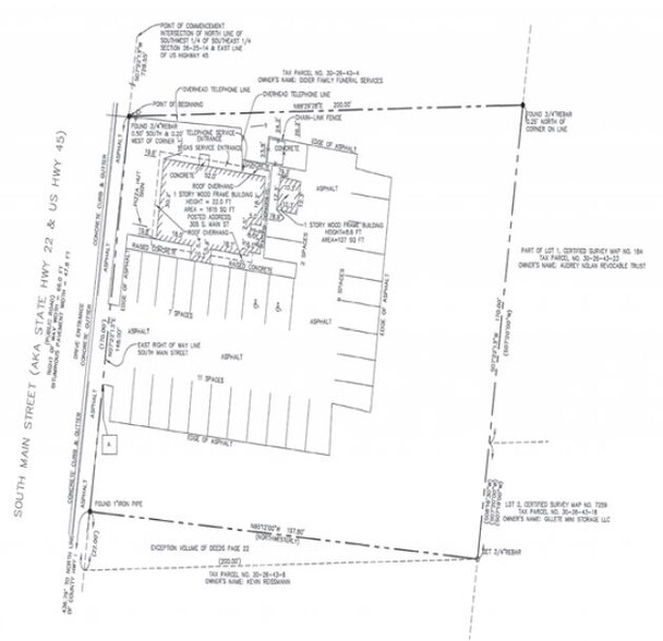 305 S Main St, Clintonville, WI for rent - Plat Map - Image 3 of 3