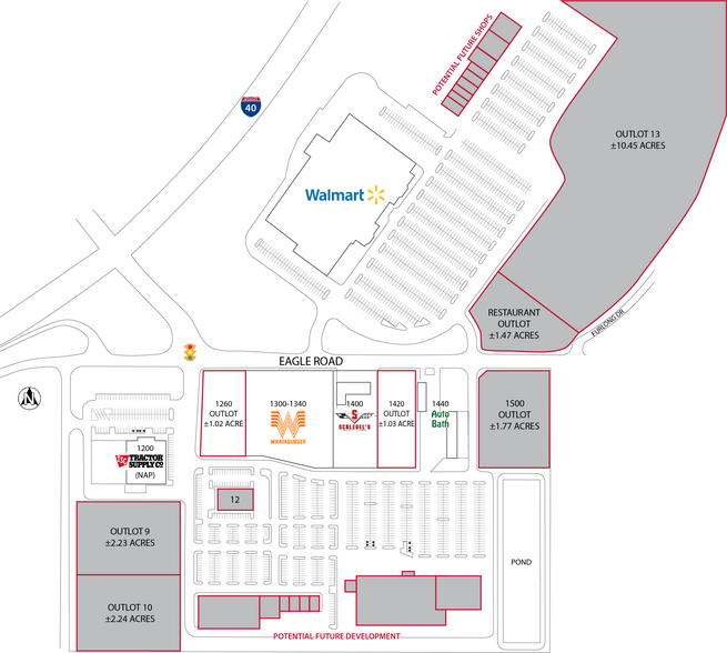 1300 E Eagle Rd, Weatherford, OK for rent - Site Plan - Image 2 of 4