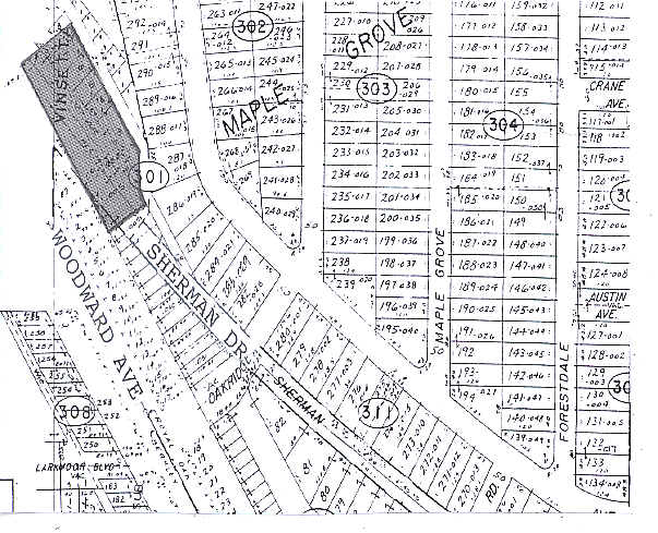 27844-27880 Woodward Ave, Royal Oak, MI for rent - Plat Map - Image 2 of 4