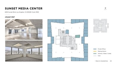 6255 W Sunset Blvd, Los Angeles, CA to rent Site Plan- Image 1 of 1
