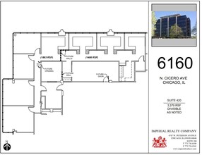 6160 N Cicero Ave, Chicago, IL for rent Floor Plan- Image 1 of 11