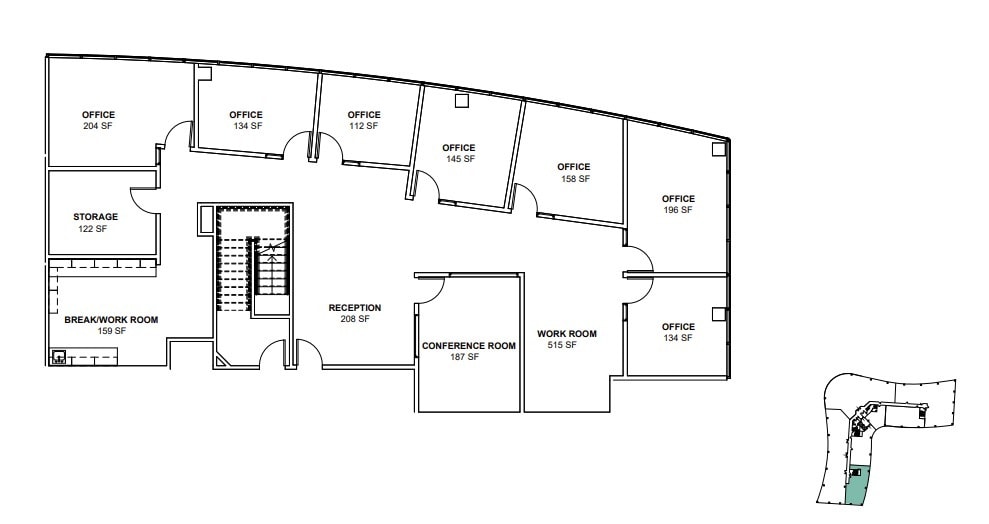 9665 Chesapeake Dr, San Diego, CA to rent Floor Plan- Image 1 of 2
