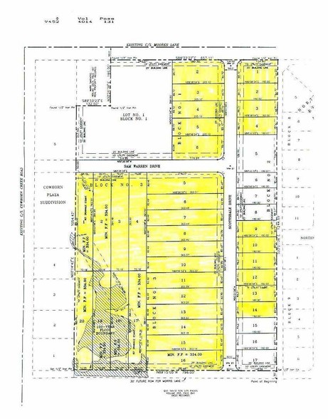 Moores Ln, Texarkana, TX for sale - Plat Map - Image 2 of 2