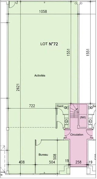 Light Industrial in Vitry-sur-Seine to rent - Floor Plan - Image 2 of 3
