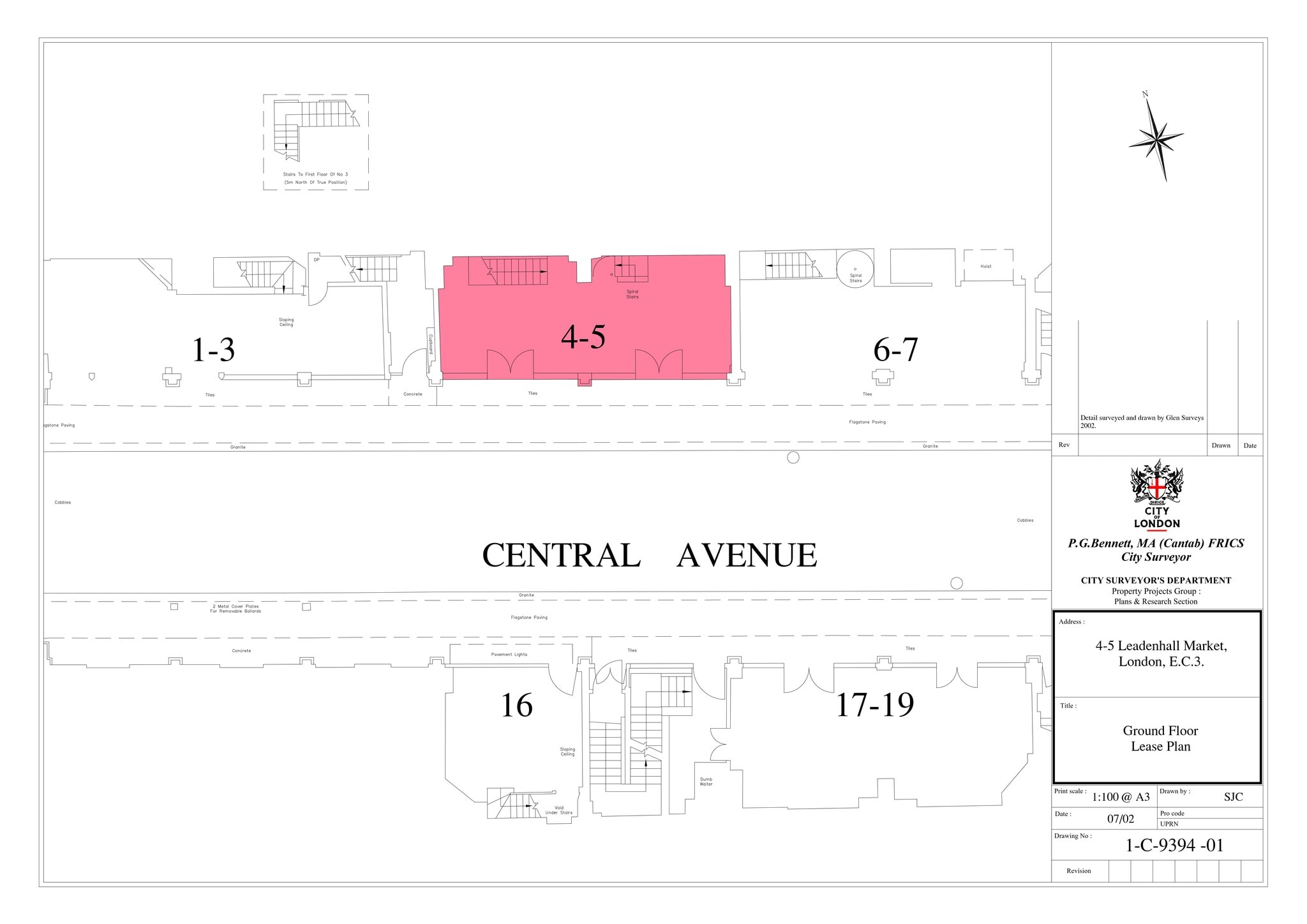 88-90 Gracechurch St, London to rent Site Plan- Image 1 of 2