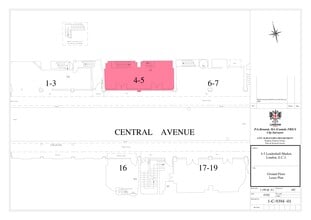 88-90 Gracechurch St, London to rent Site Plan- Image 1 of 2