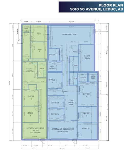 Leduc and Beaumont Properties for Sale portfolio of 2 properties for sale on LoopNet.co.uk - Floor Plan - Image 2 of 2