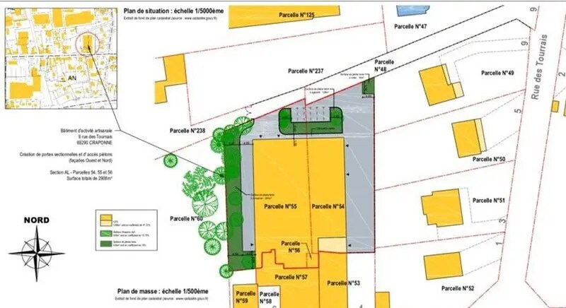 Light Industrial in Craponne for sale Site Plan- Image 1 of 2