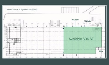 14600 21st Ave N, Plymouth, MN to rent Floor Plan- Image 2 of 2