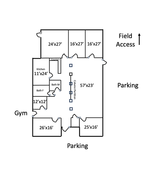 1100 SE 17th Dr, Gainesville, FL for rent - Floor Plan - Image 2 of 14