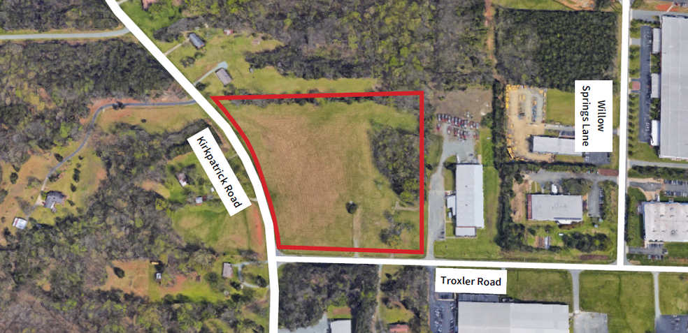 Kirkpatrick Road & Troxler Road, Burlington, NC for sale - Primary Photo - Image 1 of 1