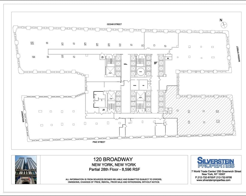 120 Broadway, New York, NY to rent Floor Plan- Image 1 of 2