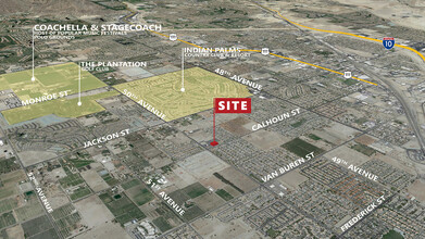 49869 Calhoun St, Coachella, CA - aerial  map view