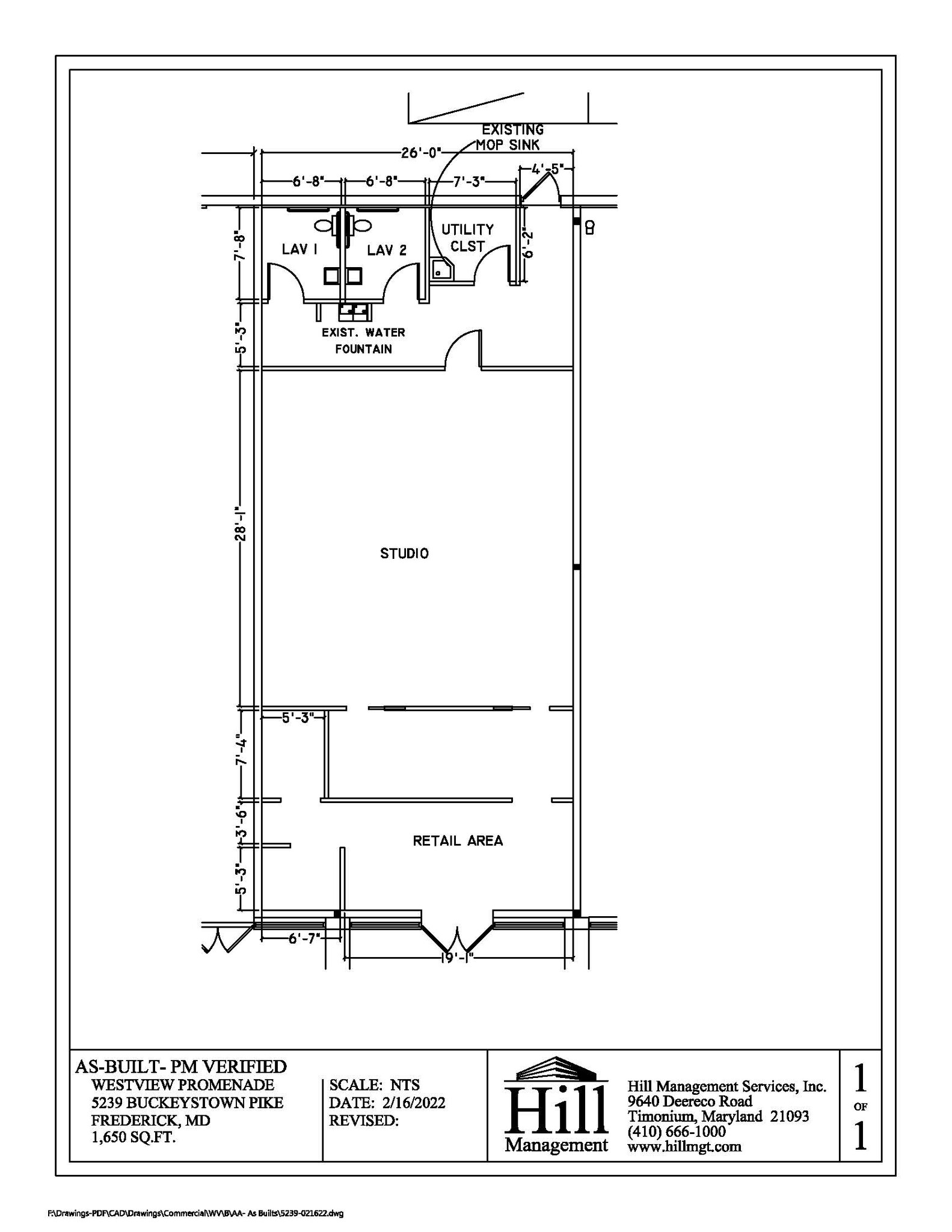 5201-5285 Buckeystown Pike, Frederick, MD for rent Floor Plan- Image 1 of 1