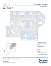 2001 Wilshire Blvd, Santa Monica, CA for rent Floor Plan- Image 1 of 1