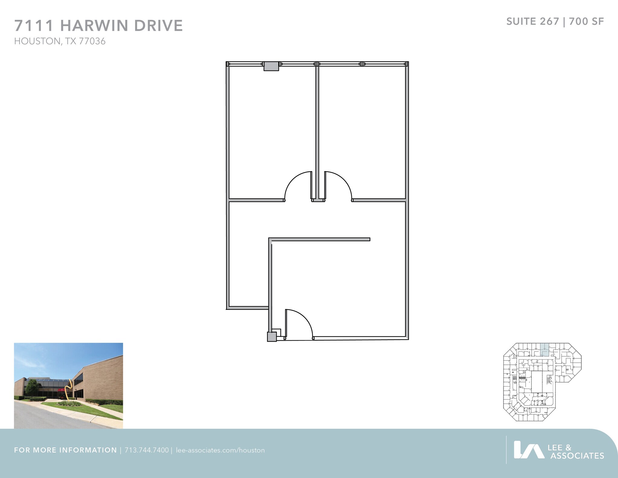 7111 Harwin Dr, Houston, TX to rent Floor Plan- Image 1 of 1