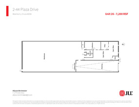 2-44 Plaza Dr, Westmont, IL for rent Floor Plan- Image 1 of 1