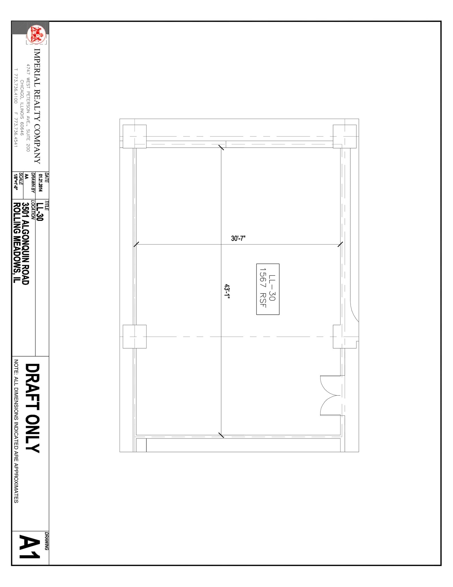 3501 Algonquin Rd, Rolling Meadows, IL to rent Site Plan- Image 1 of 1
