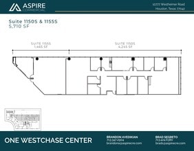 10777 Westheimer Rd, Houston, TX to rent Floor Plan- Image 2 of 2