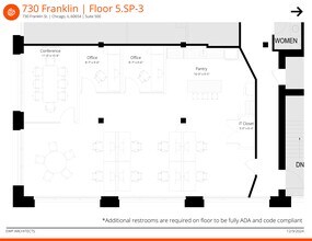 730 N Franklin St, Chicago, IL for rent Site Plan- Image 1 of 1