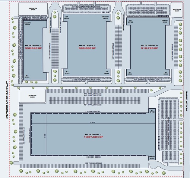 SWC Avenue Plaza Dr, Visalia, CA for rent - Site Plan - Image 2 of 2