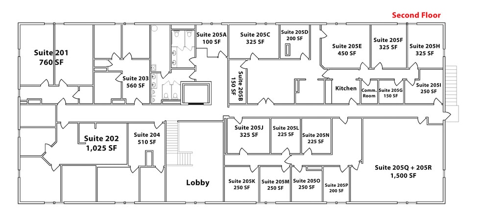 1330 San Pedro Blvd NE, Albuquerque, NM to rent - Floor Plan - Image 3 of 8