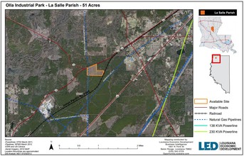 Hwy 125, Olla, LA - aerial  map view - Image1