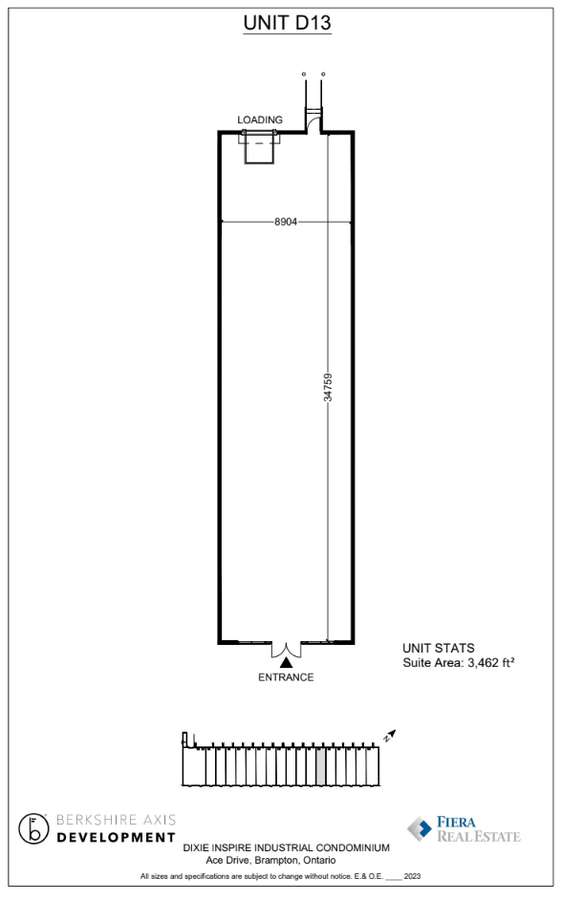 Ace Dr, Brampton, ON L6R 0A9 - Unit D13 -  - Floor Plan - Image 1 of 1