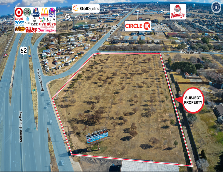 Marsha Sharp Fwy, Lubbock, TX for sale - Aerial - Image 2 of 5