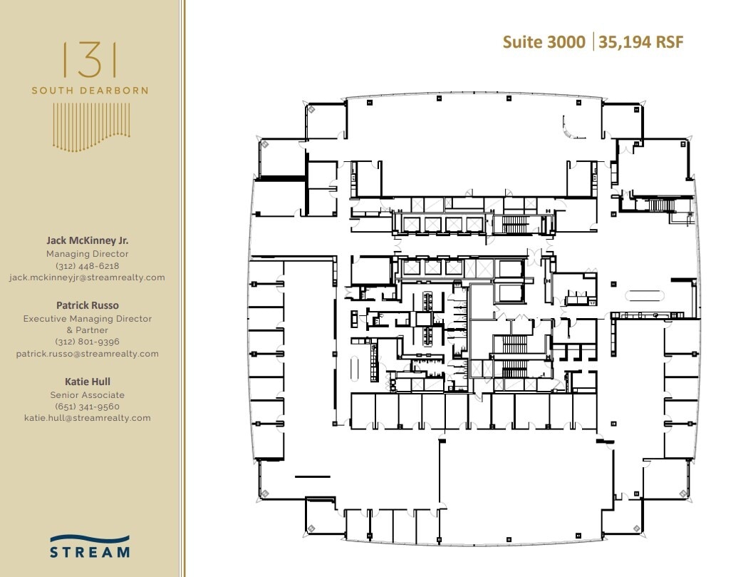 131 S Dearborn St, Chicago, IL to rent Floor Plan- Image 1 of 1