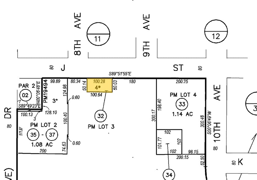 815 J St, San Diego, CA for rent - Plat Map - Image 2 of 10