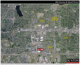 11100 W 8th Ave, Lakewood, CO - aerial  map view - Image1