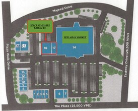 4430 The Plaza Dr, Charlotte, NC to rent Site Plan- Image 2 of 2