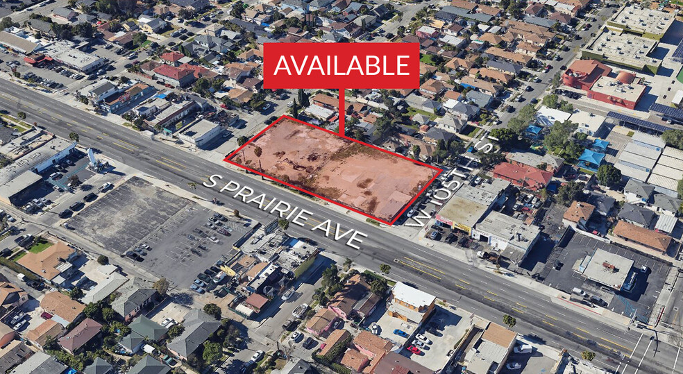 10503-10507 S Prairie Ave, Inglewood, CA for rent - Aerial - Image 2 of 3