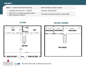 7645 Carroll Rd, San Diego, CA for rent Floor Plan- Image 1 of 2