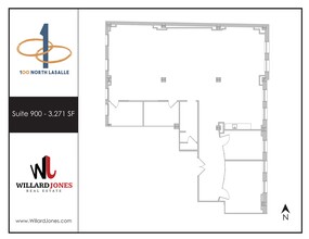 100 N LaSalle St, Chicago, IL for rent Site Plan- Image 1 of 1