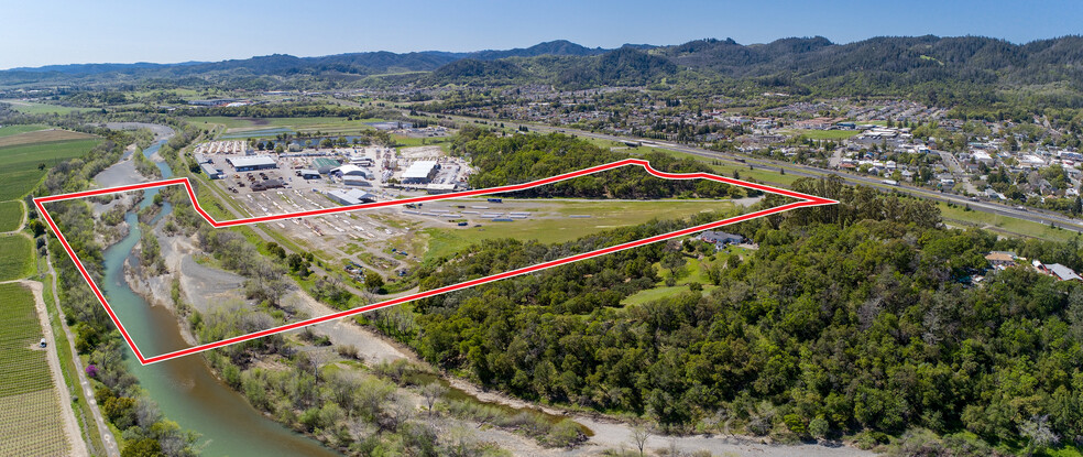 Railroad Ave & Asti Rd, Cloverdale, CA for sale - Aerial - Image 3 of 6