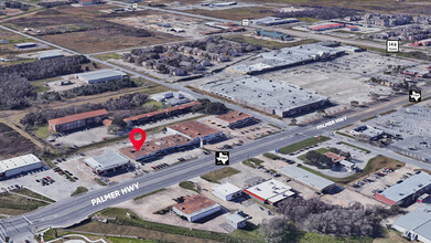 3305 Palmer Hwy, Texas City, TX - aerial  map view