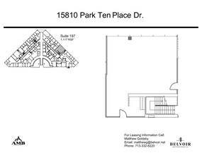 15810 Park Ten Pl, Houston, TX for rent Site Plan- Image 1 of 1