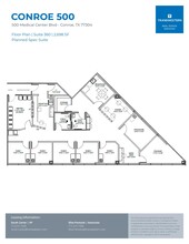 500 Medical Center Blvd, Conroe, TX for rent Floor Plan- Image 1 of 2