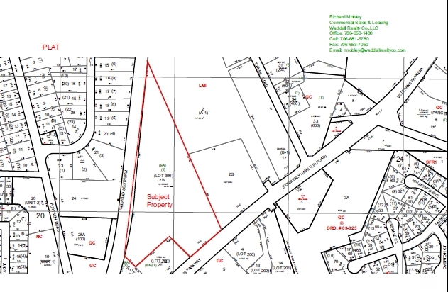 7607 Veterans Pkwy, Columbus, GA for sale - Plat Map - Image 1 of 1