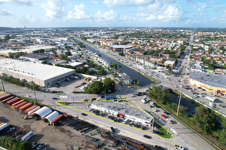 7400 NW S  River Dr, Miami, FL for sale - Aerial - Image 2 of 7