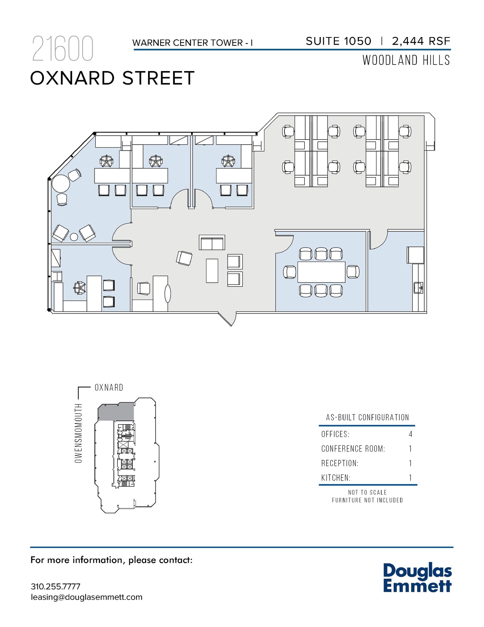 21600 Oxnard St, Woodland Hills, CA to rent Floor Plan- Image 1 of 1