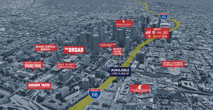 123 S Figueroa St, Los Angeles, CA - AERIAL  map view