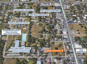 4507-4517 E Giddens Ave, Tampa, FL - aerial  map view