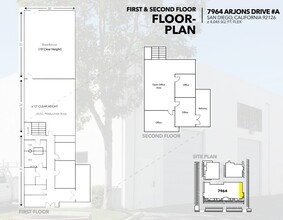 7964 Arjons Dr, San Diego, CA for rent Floor Plan- Image 1 of 1