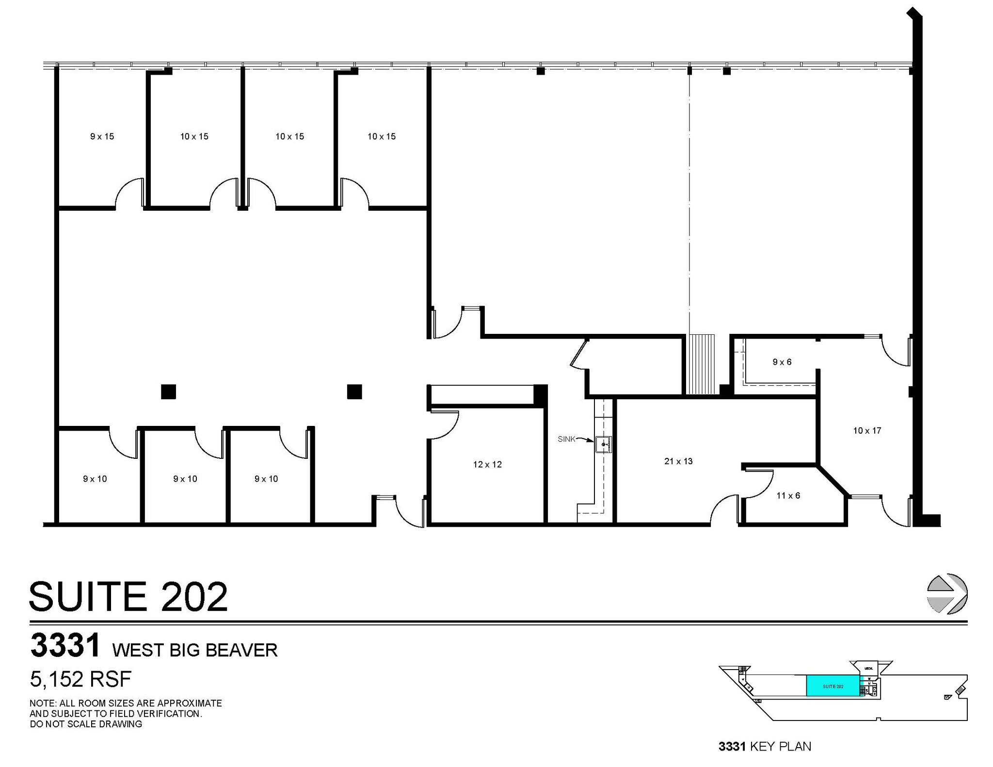 3155 W Big Beaver Rd, Troy, MI for rent Floor Plan- Image 1 of 1