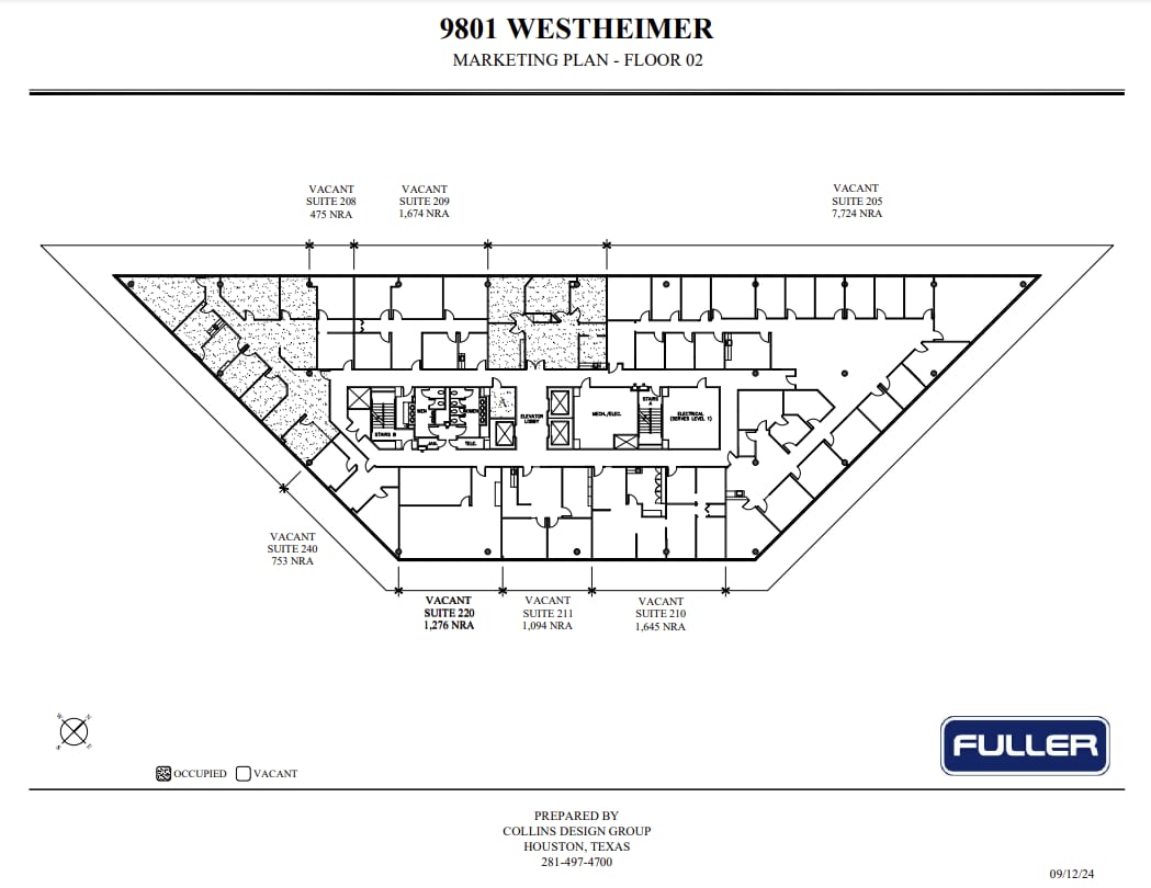9801 Westheimer Rd, Houston, TX to rent Floor Plan- Image 1 of 1