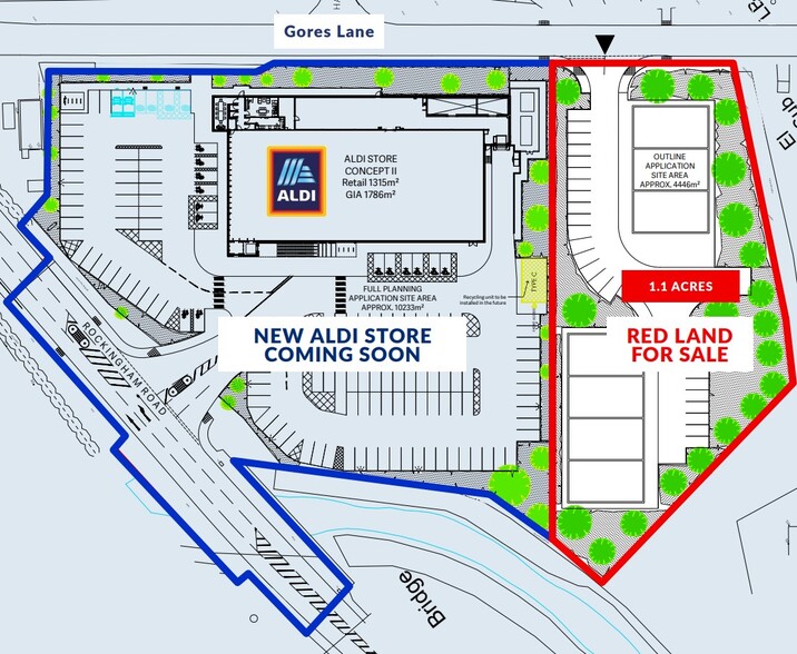 Gores Ln, Market Harborough for sale - Building Photo - Image 2 of 2