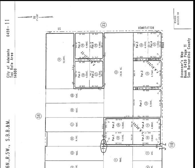 Air Expressway Blvd, Adelanto, CA for sale - Plat Map - Image 2 of 2